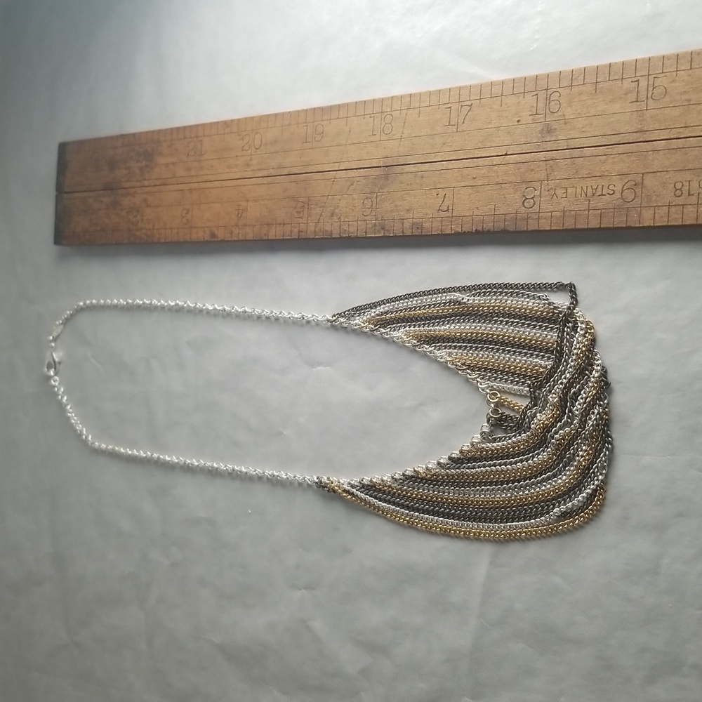 Multi-chain Statement Necklace - Picture 5 of 5
